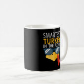 Herbst Saison klügste Türkei Kopf Glück als Kaffeetasse (VorderseiteRechts)