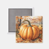 Herbst-Saison Pumpkin-Thema Magnet (Vorderseite/Rückseite)