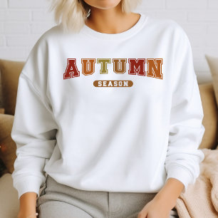 Herbst-Saison Trendige Herbst Varsity Sweatshirt