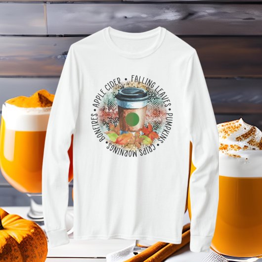 Herbst Saisonaler Apfelwein T-Shirt