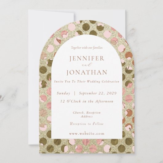 Herbst Saisonaufenthalt Einladung (Vorderseite)