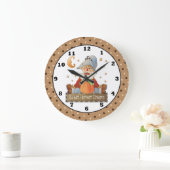 Herbst Saisontreppe Große Wanduhr (Zuhause)