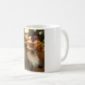 Herbst Saluki Kaffeetasse (VorderseiteRechts)