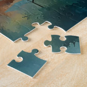Herbst Sasquatsch Farbenfrohe Landschaft Puzzle (Seite)