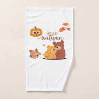 Herbst-Schal-Shirt, Erntedank-Shirt, Herbst-Kürbis Handtuch