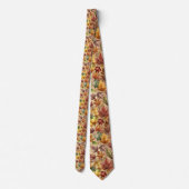 Herbst-Schal-Tie Krawatte (Rückseite)
