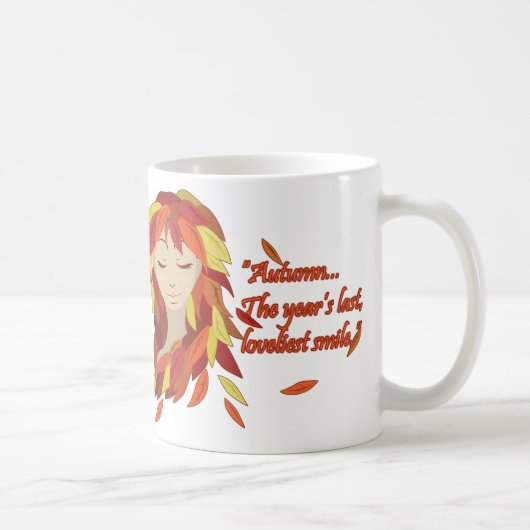 Herbst (Schlafen) Kaffeetasse (Rechts)