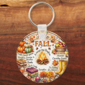 Herbst Schlüsselanhänger (Rückseite)