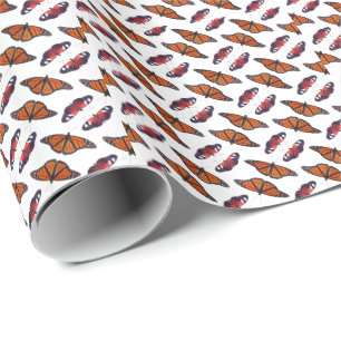 Herbst-Schmetterlingsfieber-Geschenkpapier Geschenkpapier