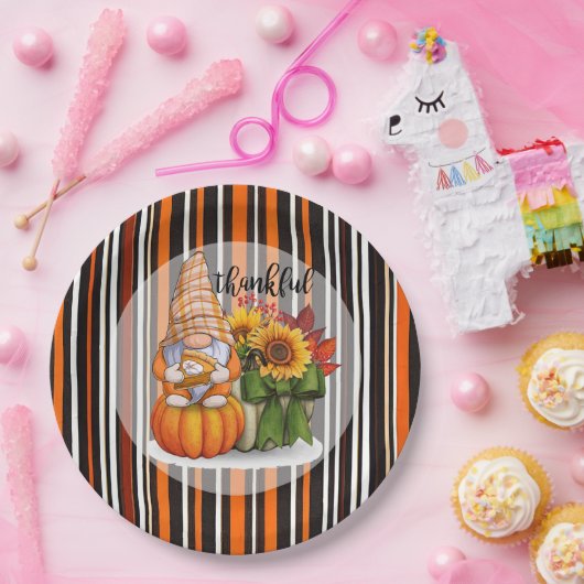 Herbst Schöne Sammlung beliebter Erntedank Pappteller (Party)