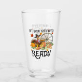 Herbst Schöne Sammlung Moderner Erntedank Glas (Rückseite)