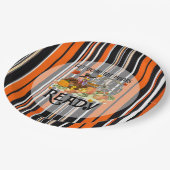 Herbst Schöne Sammlung Moderner Erntedank Pappteller (Schrägansicht)