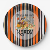 Herbst Schöne Sammlung Moderner Erntedank Pappteller (Vorderseite)