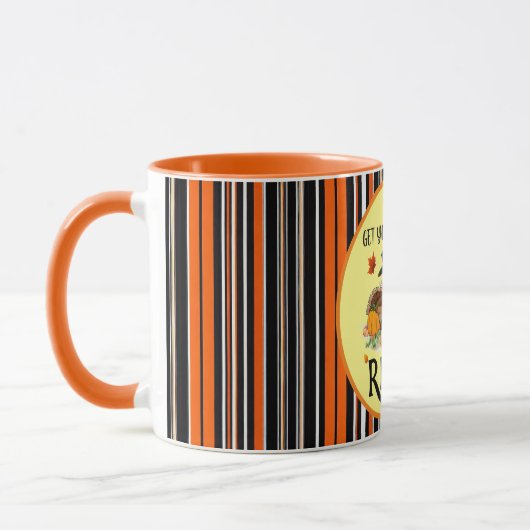 Herbst Schöne Sammlung Moderner Erntedank Tasse (Links)