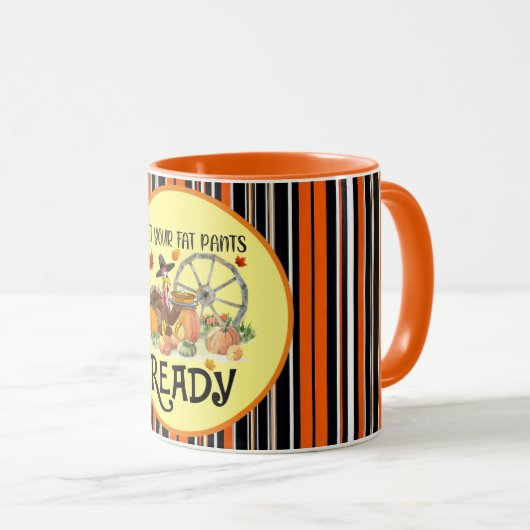 Herbst Schöne Sammlung Moderner Erntedank Tasse (VorderseiteRechts)