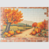 Herbst Schönes Modernes glückliches Erntedankfest Seidenpapier (Vorderseite)