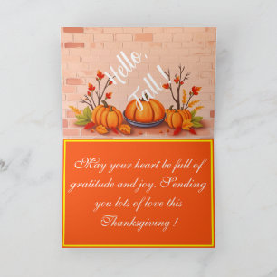 Herbst Schönes Popular Happy Thanksgiving Karte