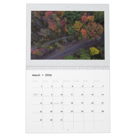 Herbst Schönheit 2025 Kalender (Mär 2026)