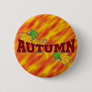 Herbst-Schönheit - Button