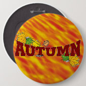 Herbst-Schönheit - Button (Vorne & Hinten)