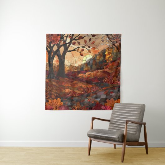 Herbst-Schönheitsband Wandteppich (Beispiel)