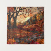 Herbst-Schönheitsband Wandteppich (Vorderseite)