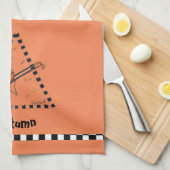 Herbst-Schubkarre Geschirrtuch (Viertel Falte)