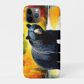 Herbst Schwarzbär Fluss Design Case-Mate iPhone Hülle (Rückseite)