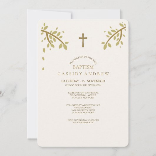 Herbst-Segen-Einladung Einladung (Vorderseite)