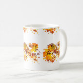 Herbst-Segen Kaffeetasse (VorderseiteRechts)