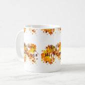 Herbst-Segen Kaffeetasse (Vorderseite Links)