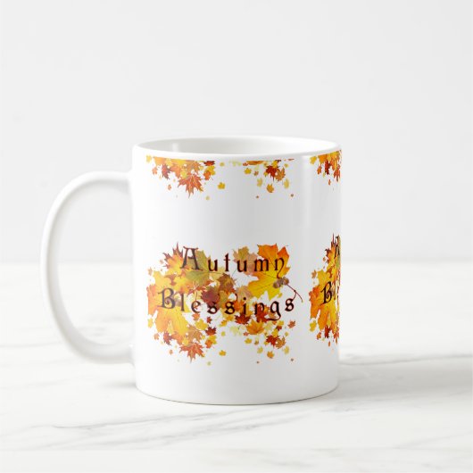Herbst-Segen Kaffeetasse (Links)