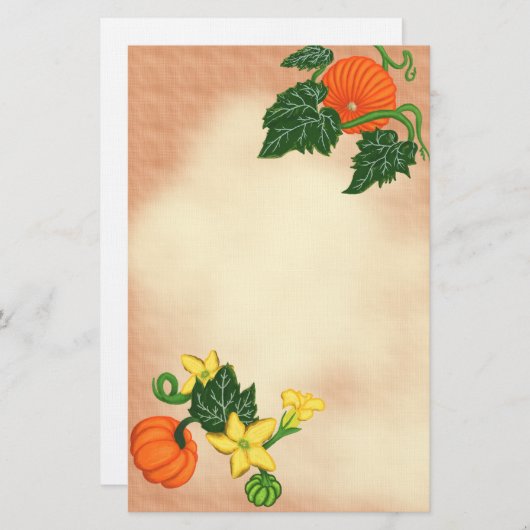 Herbst-Segen ~Pumpkin Patch~ Briefpapier (Vorne/Hinten)