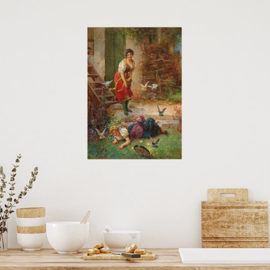 Herbst selbst durch Hans Zatzka - Plakat (Küche)