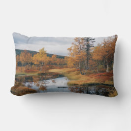 Herbst Serenade Finnisch Ruska Reflektionen Lendenkissen