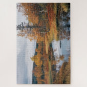 Herbst Serenade Finnisch Ruska Reflektionen Puzzle (Vertikal)