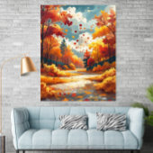 Herbst Serene Schöne Naturlandschaft Poster