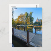 Herbst Serenity Vajdahunyad Burg in Budapest Postkarte (Vorne/Hinten)