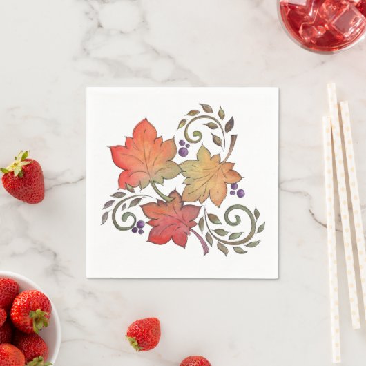 Herbst Serviette (Beispiel)