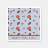 Herbst Serviette (Vorderseite)