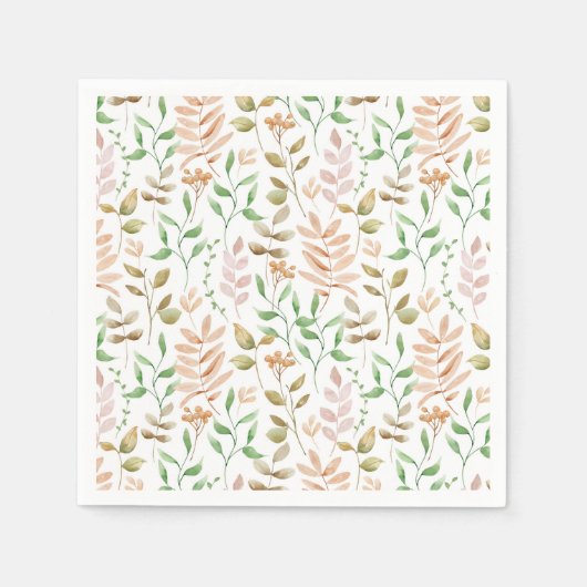 Herbst Serviette (Vorderseite)
