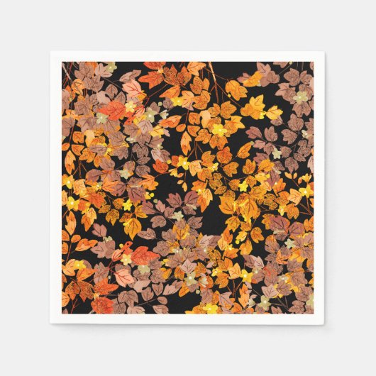 Herbst Serviette (Vorderseite)