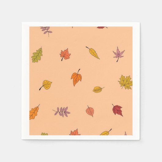 Herbst Serviette (Vorderseite)