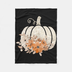 Herbst-Shirt Frauen Vintage-Kürbis Herbst Grafik T Fleecedecke