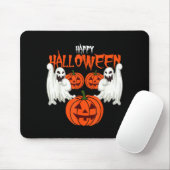 Herbst-Shirt mit Kürbisgesicht Geistern des Herbst Mousepad (Mit Mouse)