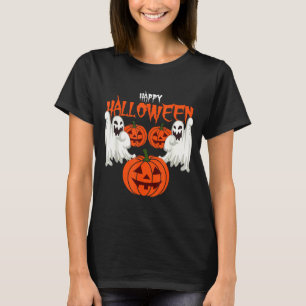 Herbst-Shirt mit Kürbisgesicht-Geistern des Herbst T-Shirt