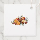 Herbst-Simmer-Topf-Stovetop-Potpourri Geschenkanhänger (Rückseite)