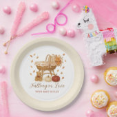 Herbst sinkt in Liebe Babydusche Pappteller (Party)