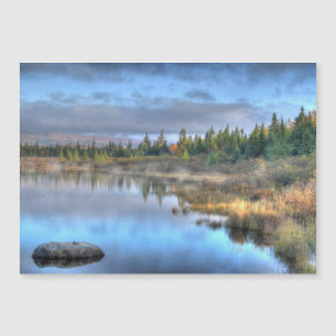 Herbst Sonnenaufgang am Moosehead Lake Maine Magnetkarte