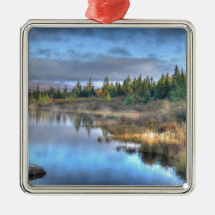 Herbst Sonnenaufgang am Moosehead Lake Maine Ornament Aus Metall